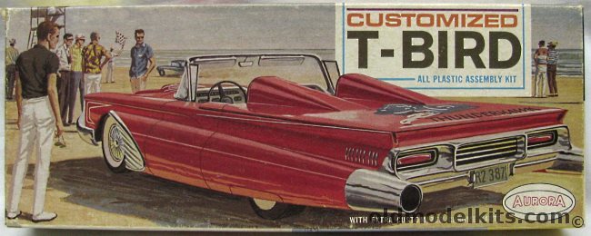 Aurora 1/32 1960 Ford Thunderbird Customized T-Bird or Stock, 548-79 plastic model kit